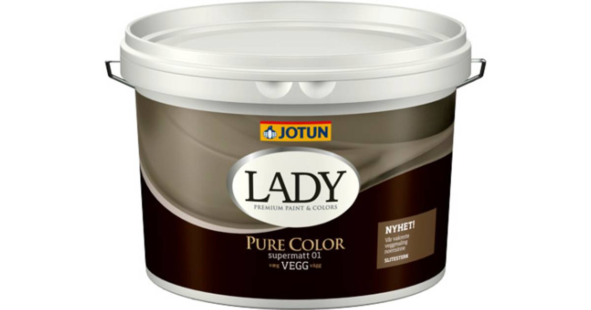 Jotun Lady Pure Color Väggfärg Brun 2.7L - Hitta bästa pris ...
