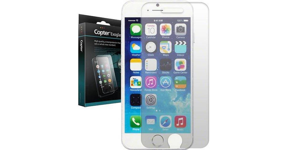 Copter Exoglass Screen Protector (iPhone 6/6S) • Se priser (5 ...