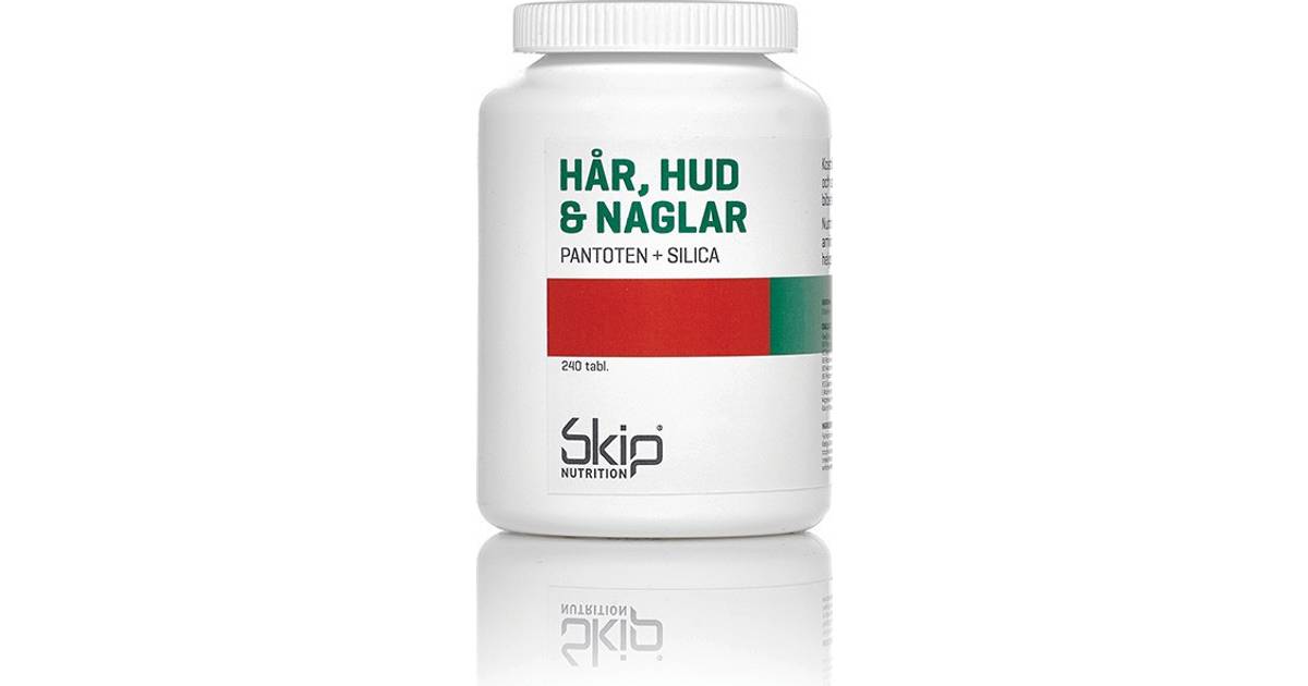 Skip Nutrition Hår, Hud & Naglar Pantoten plus Silica 240 st • Pris »