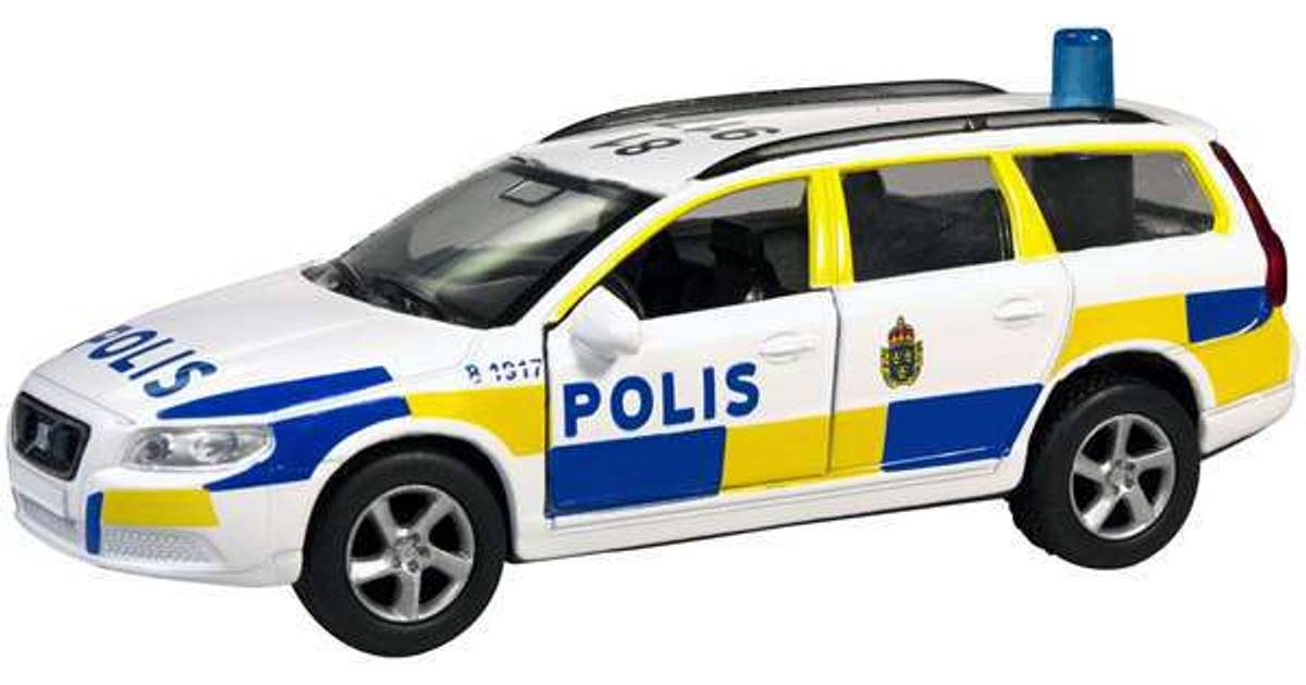 Junior Driver Polisbil med Ljud och Ljus Volvo V70 • Se priser (1 ...