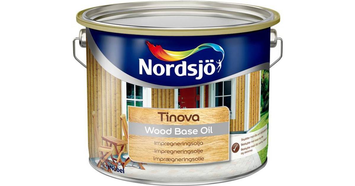 Nordsjö Tinova Base Oil Träolja Transparent 1L • Se priser (1 ...