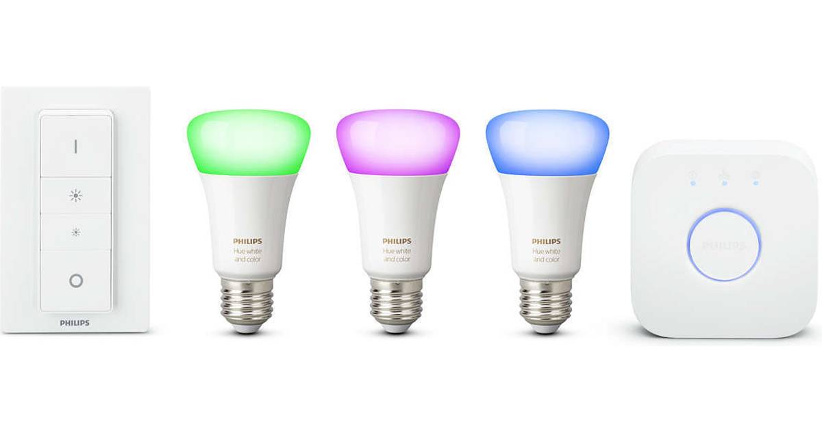 Philips Hue White And Color Ambiance LED Lamp 10W E27 3 Pack ...