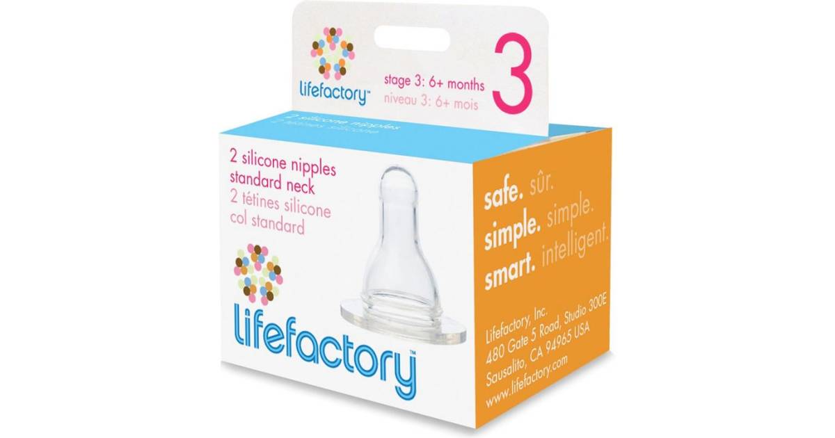 Lifefactory Dinapp Silikon Storlek 3 från 6 månader 2-pack • Se ...