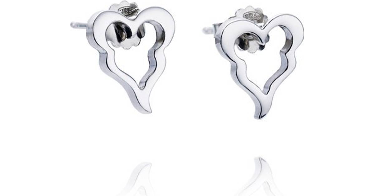 Efva Attling Crazy Heart Earrings - Silver • Priser »