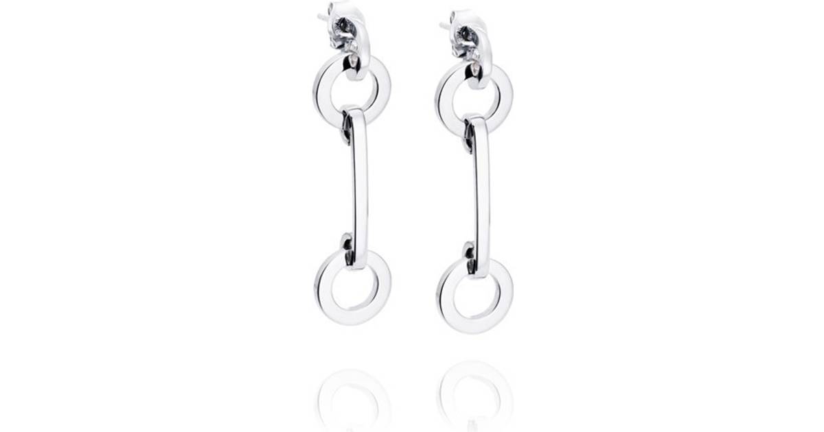 Efva Attling Ring Chain Earrings - Silver • Se pris
