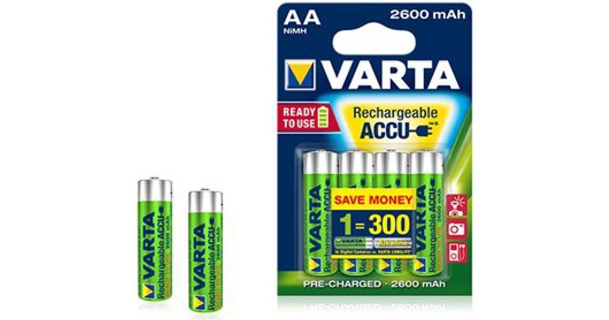 Varta Accu AA 2600mAh 4-pack (13 butiker) • Se priser »