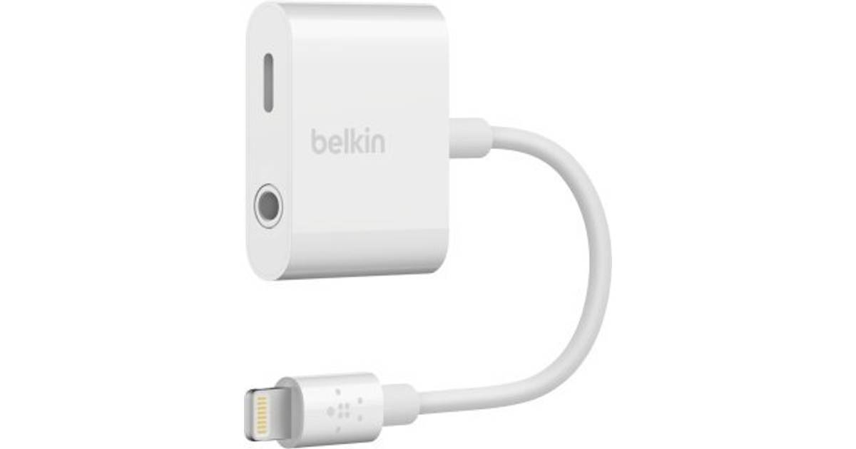 Belkin RockStar Audio+Charge Lightning - Lightning+3.5mm Audio Adapter M-F