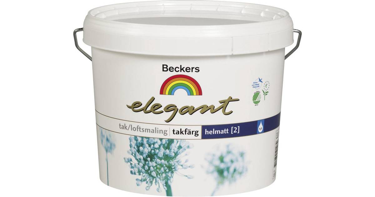 Beckers Elegant Takfärg Vit 10L • Se priser (1 butiker) »