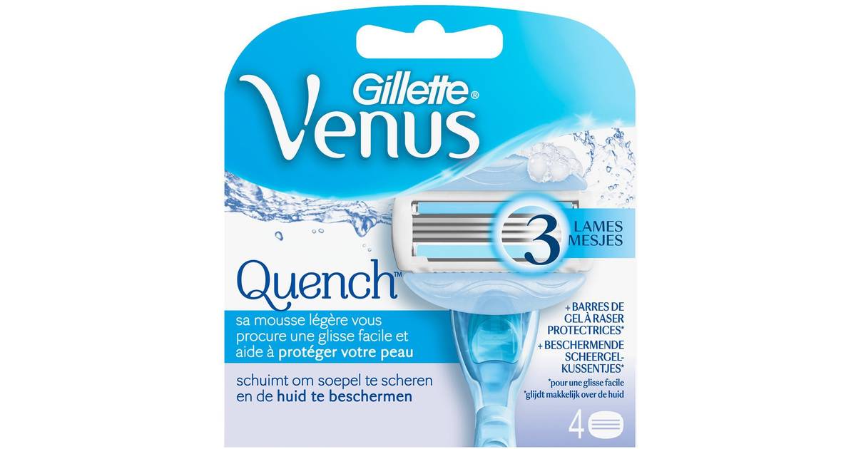 Gillette Venus Quench Blades 4-pack • Se priser (1 butiker) »