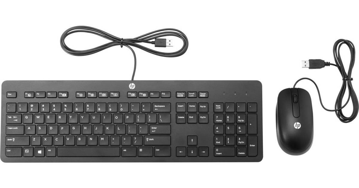 HP Slim USB Keyboard & Mouse (4 butiker) • Se priser »