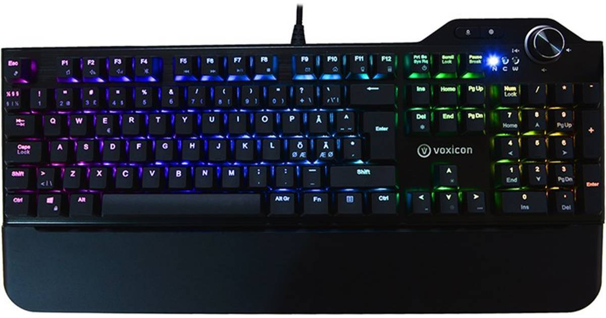 Voxicon DK-GR8R68-20 RGB Gaming Keyboard (Nordic) • Pris »