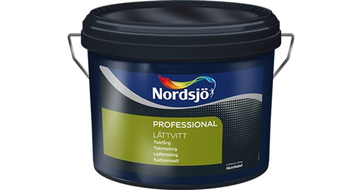 Nordsjö Professional Lightweight Takfärg Vit 10L • Se priser (3 ...