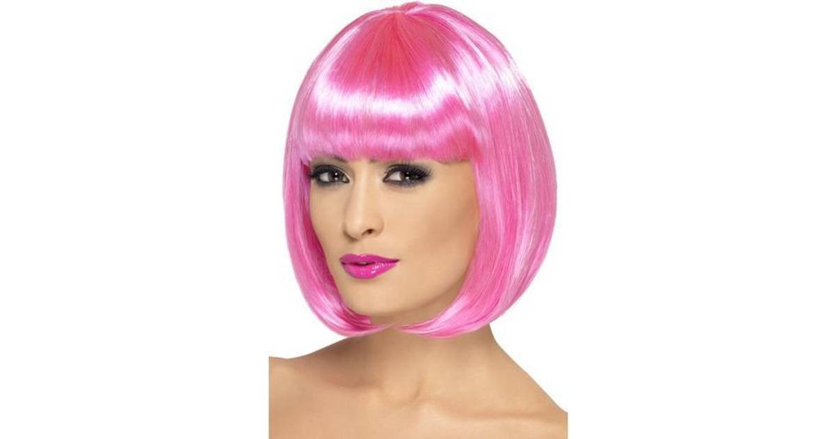 Smiffys Partyrama Wig Pink • Se lägsta pris (2 butiker)
