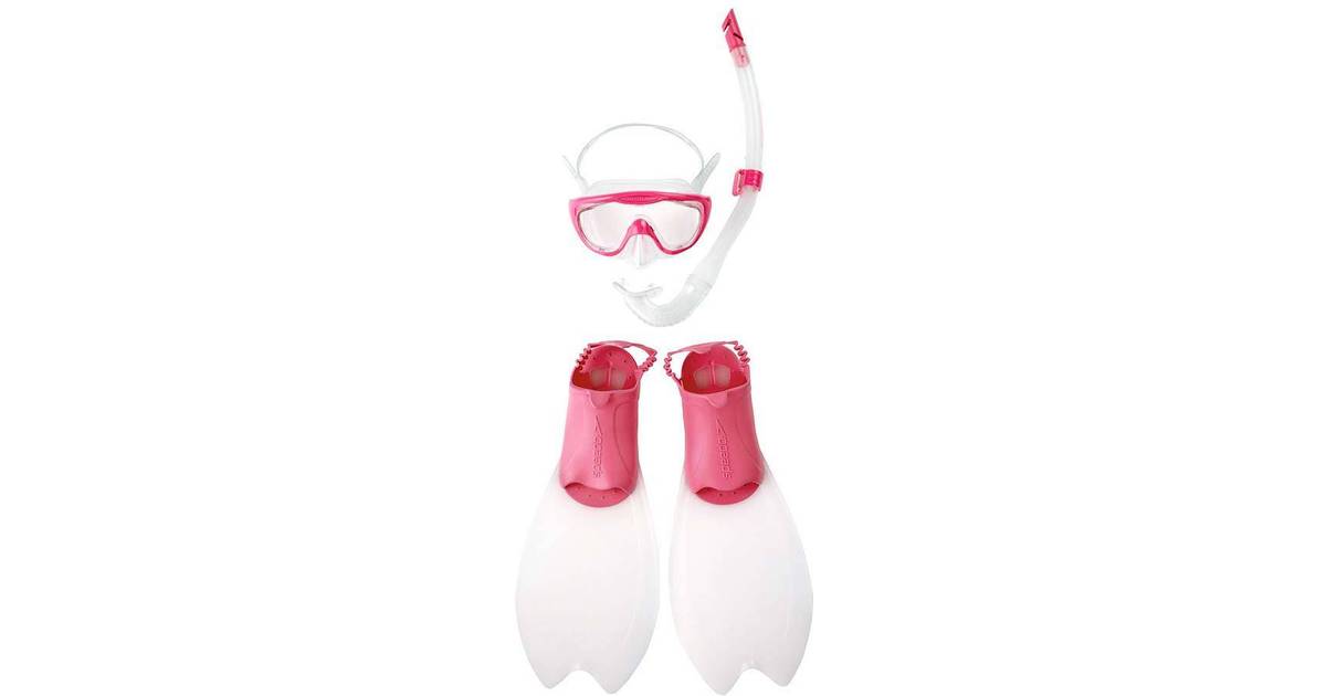 Speedo Glide Mask Snorkel & Fin Set Jr • Se priser (4 butiker) »