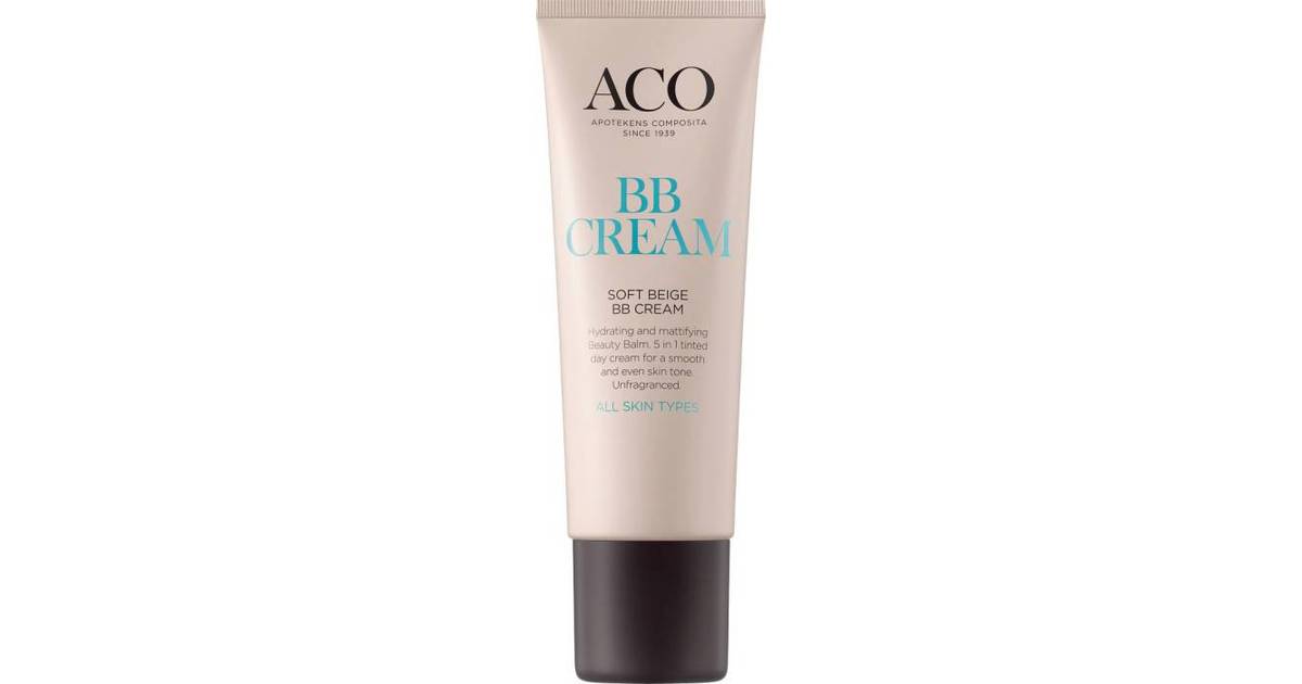 ACO BB Cream Soft Beige 50ml • Se pris (9 butiker) hos PriceRunner »