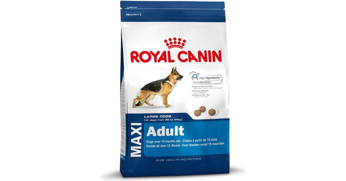 Royal Canin Maxi Adult 15kg • Se pris (16 butiker) hos PriceRunner »