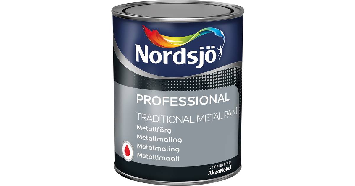 Nordsjö Professional Traditional Metallfärg Vit 10L • Se priser (1 ...