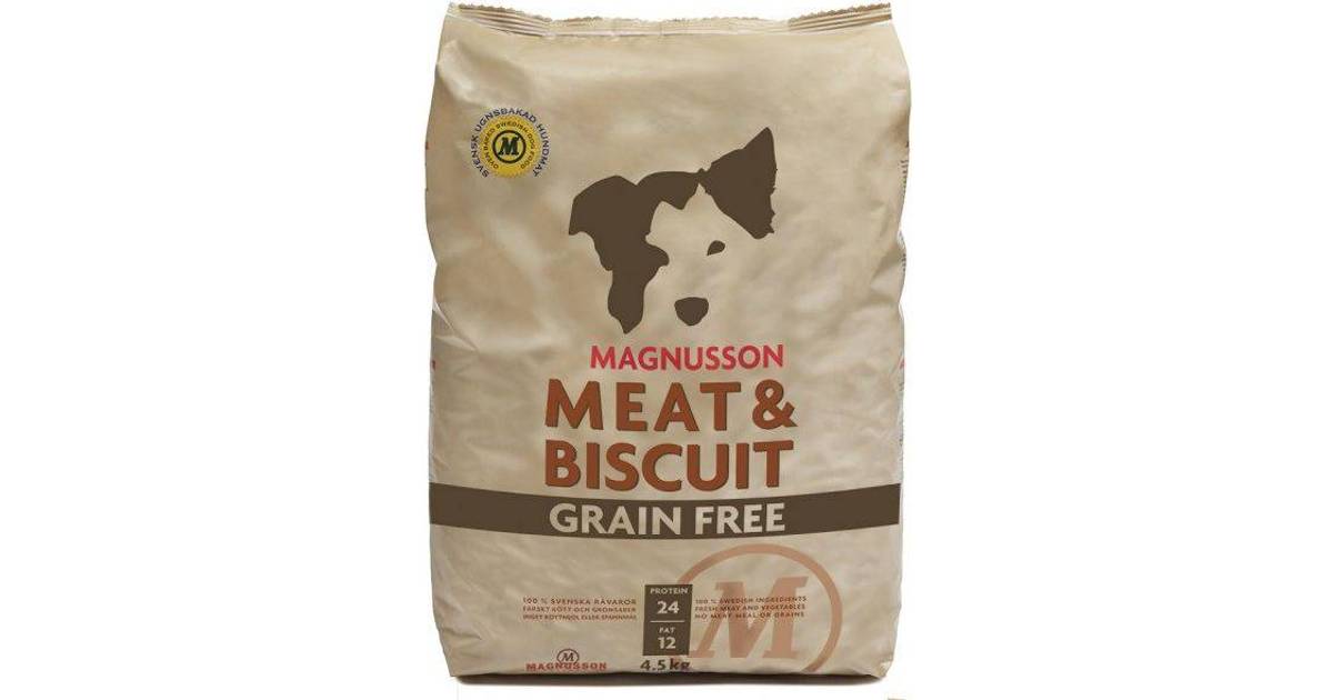 Magnusson Meat Biscuit Grain Free 4.5kg • Se priser (4 butiker) »