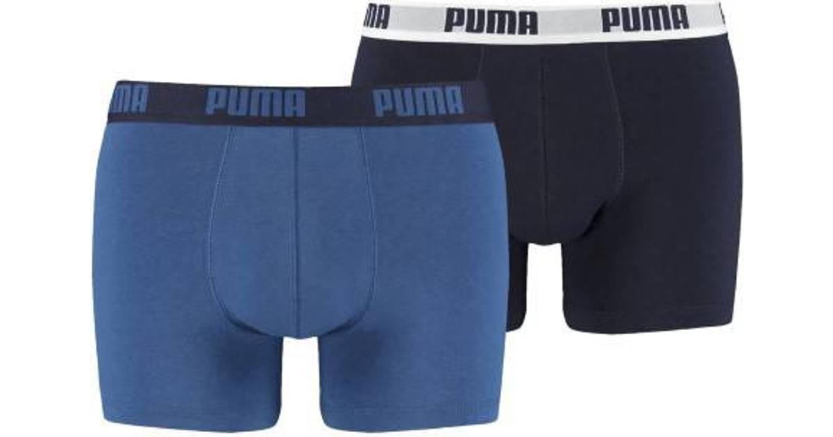 Puma Boxer Shorts 2-pack - True Blue • Se lägsta pris nu