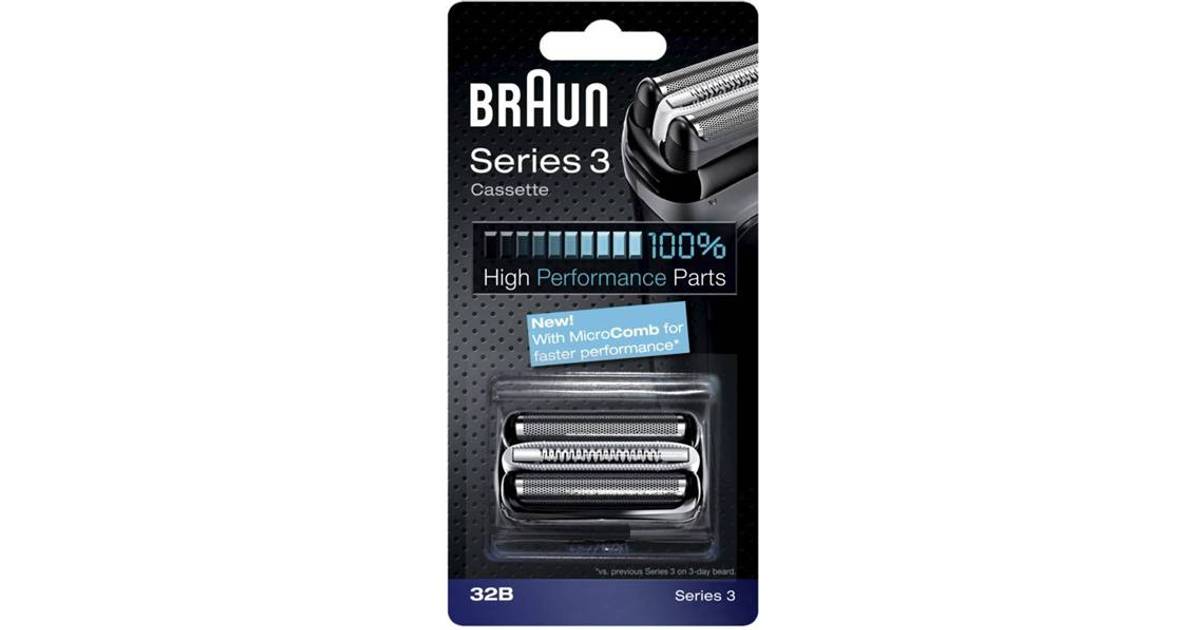 Braun Series 3 32B Shaver Head (45 butiker) • Se priser »
