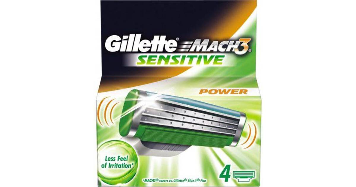 Gillette Mach3 Sensitive Power 4-pack - Hitta bästa pris ...