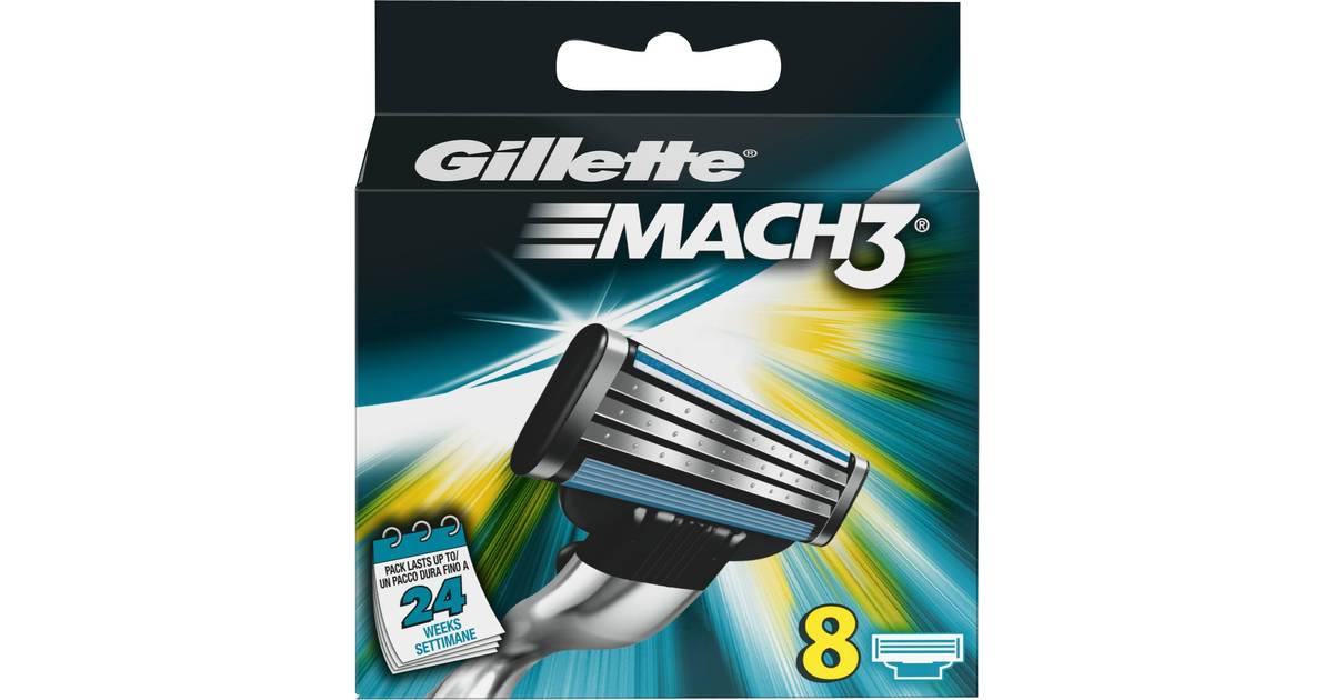 Gillette Mach3 8-pack • Se lägsta priset (46 butiker) hos ...