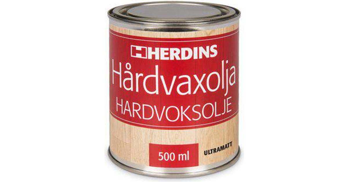 Herdins - Hårdvaxolja Transparent 0.5L • Se priser (11 butiker) »
