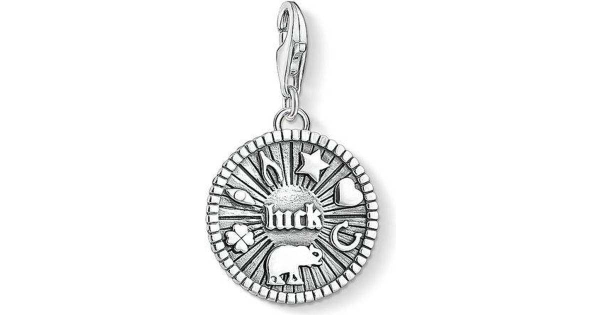 Thomas Sabo Charm Club Lucky Coin Charm Pendant - Silver