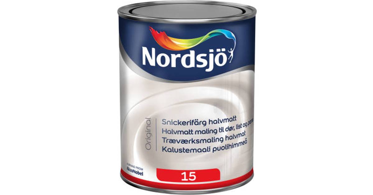 Nordsjö 15 Original Träfärg Vit 1L • Se priser (3 butiker) »