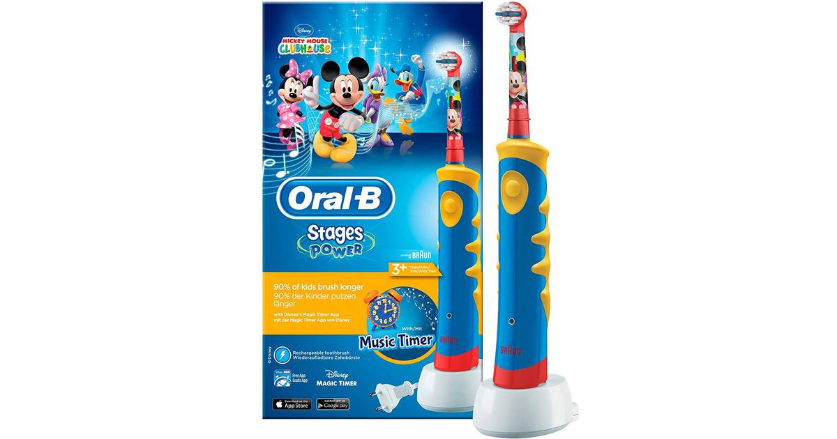 Oral-B Stages Power Kids Rechargeable Disney Mickey Mouse Advance Power  950TX • Pris »