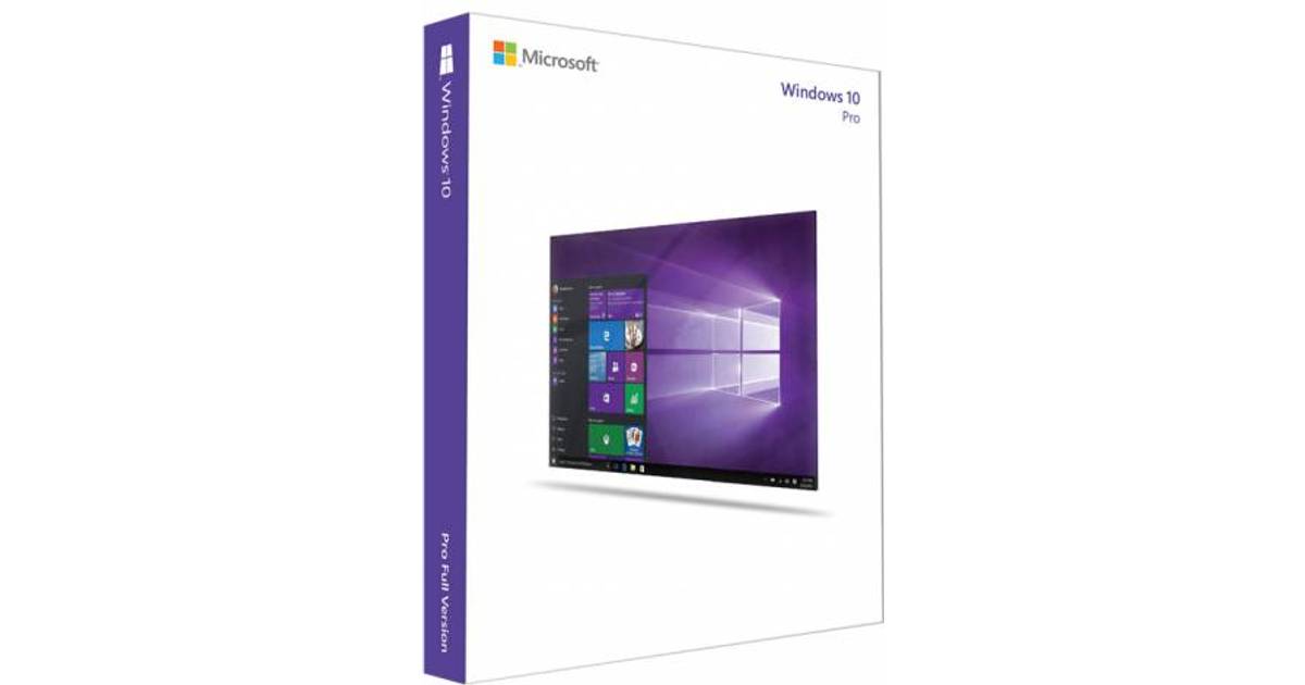 Microsoft Windows 10 Pro Swedish (64-bit OEM) • Pris »
