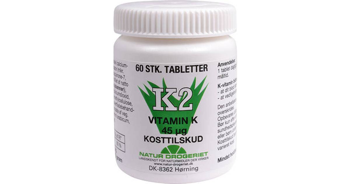 Natur Drogeriet K2 Vitamin 60 st - Hitta bästa pris, recensioner ...