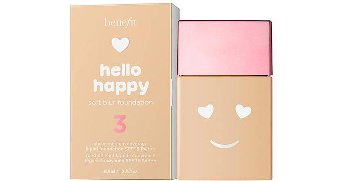 Benefit Hello Happy Soft Blur Foundation Spf15 03 Light Neutral Se Priser