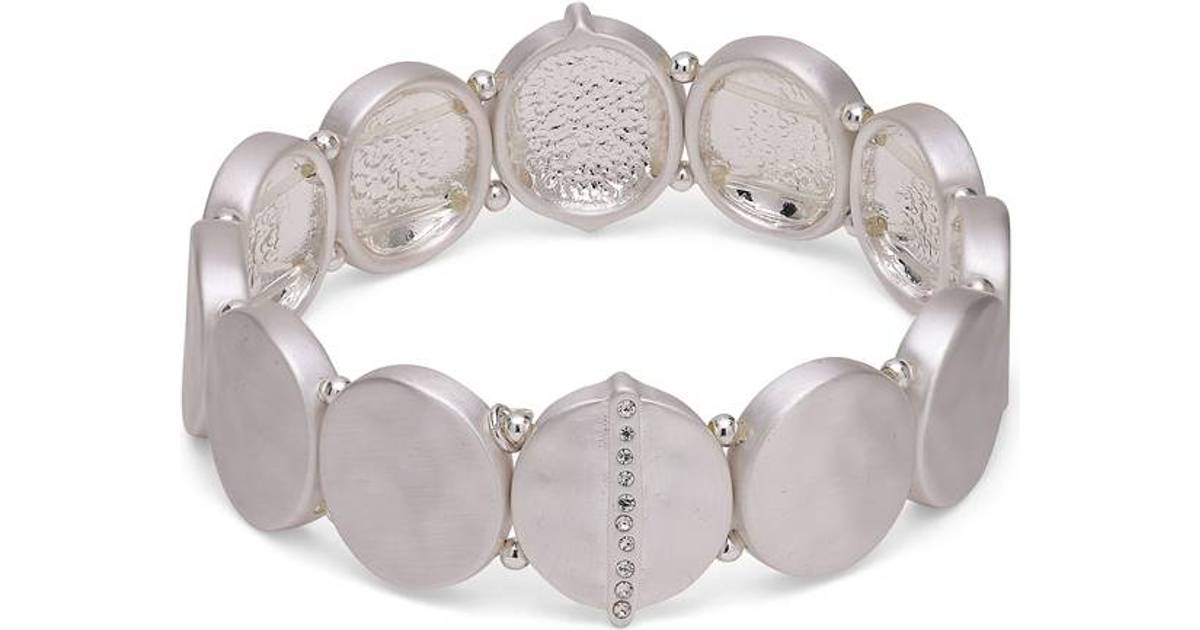 Pilgrim Hero Bracelet - Silver/Transparent • Se pris