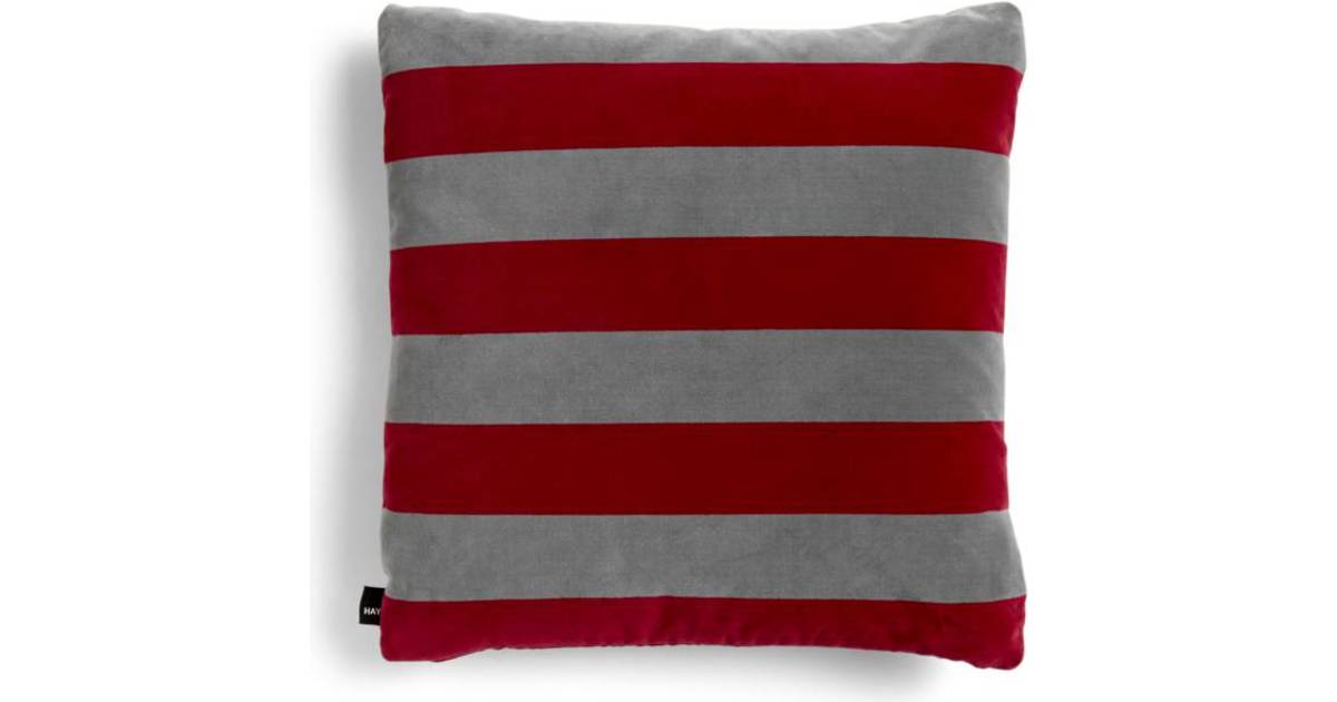 Hay Soft Stripe Röd (50x50cm) • Se priser (4 butiker) »