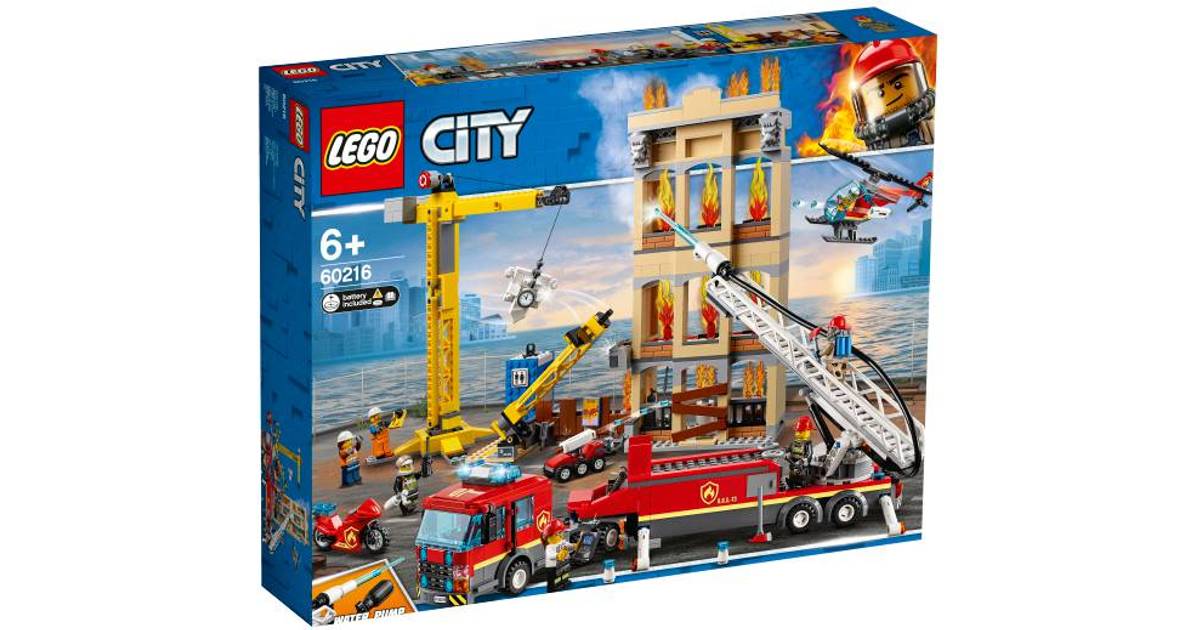 Lego City Downtown Fire Brigade 60216 • Se priser »
