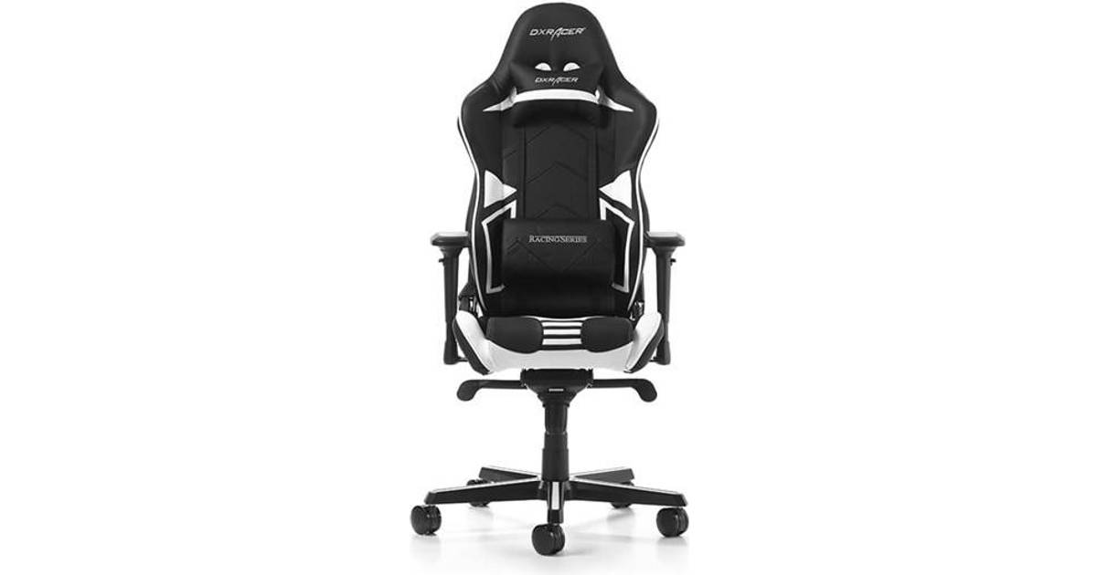 DxRacer Racing Pro R131-NW Gaming Chair - Black/White • Pris »