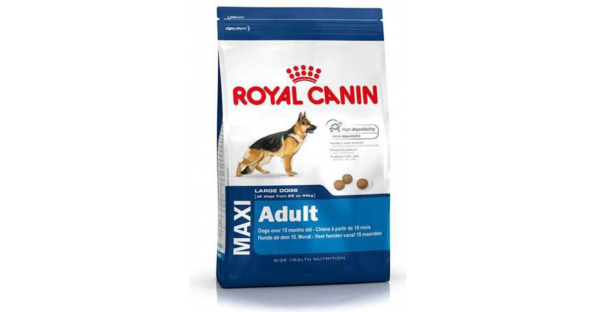 Royal Canin Maxi Adult 4kg • Se pris (10 butiker) hos PriceRunner »