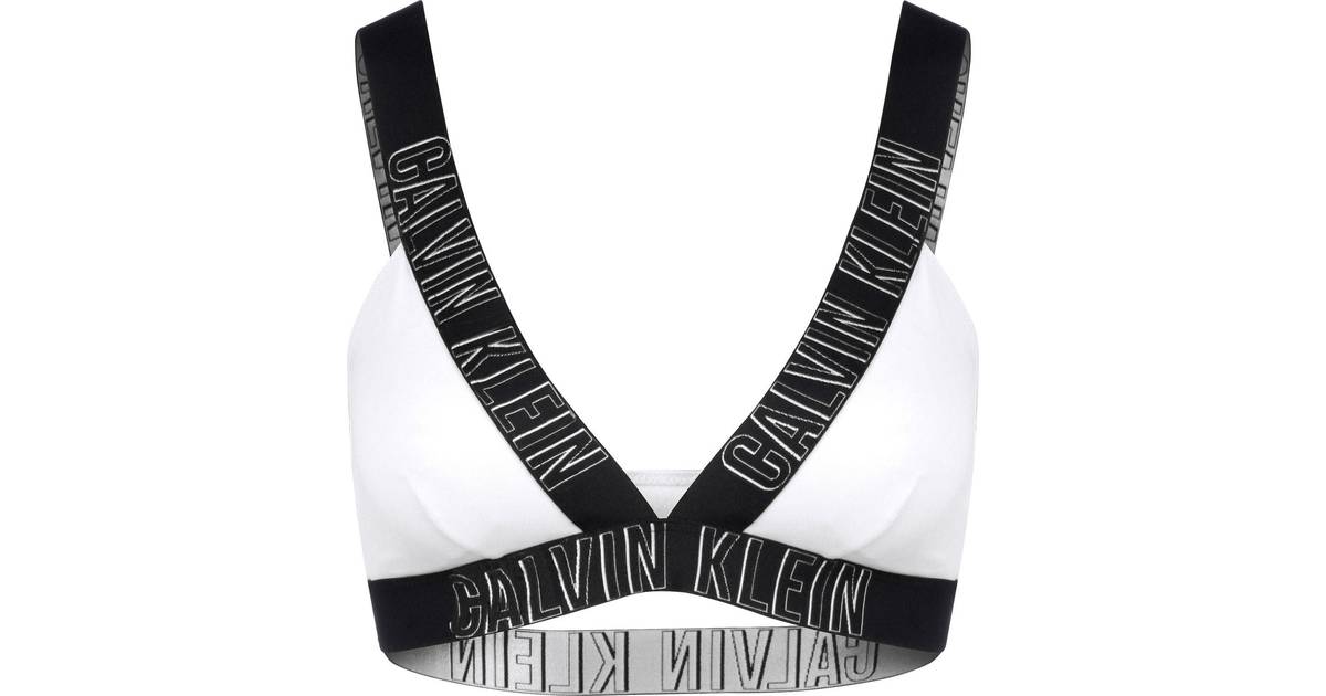 Calvin Klein Intense Power Bralette Bikini Top - PVH White