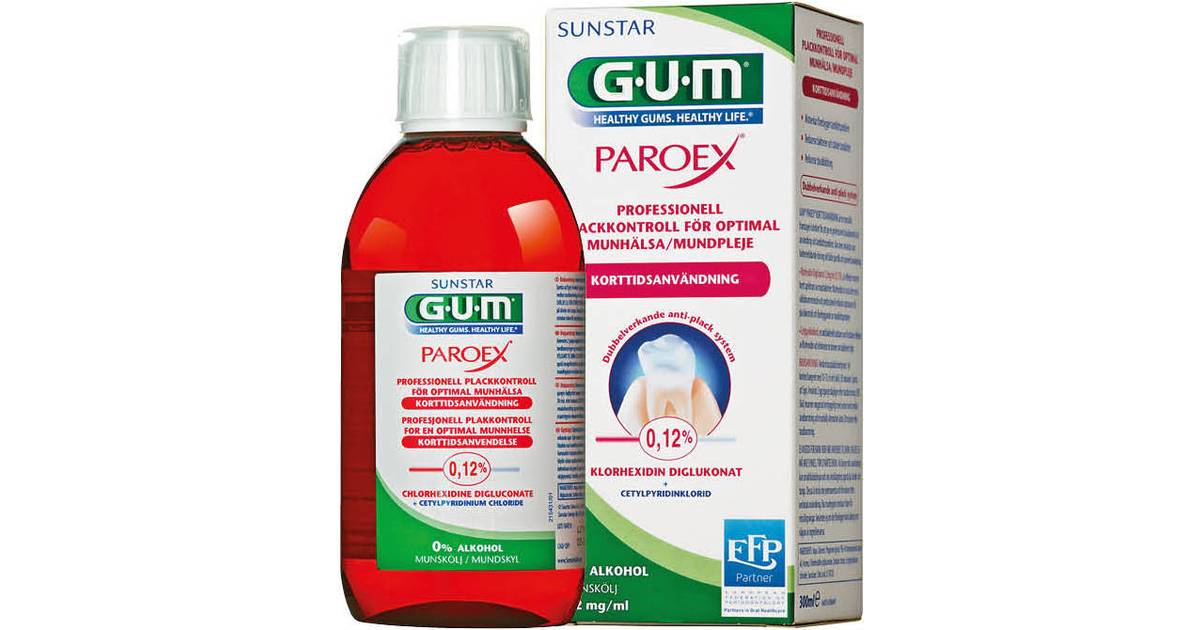 GUM Paroex 0.12% 300ml (9 butiker) • Se PriceRunner »