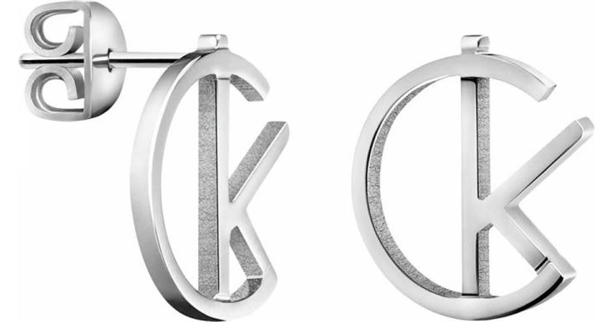 Calvin Klein League Earrings - Silver • Se priser »