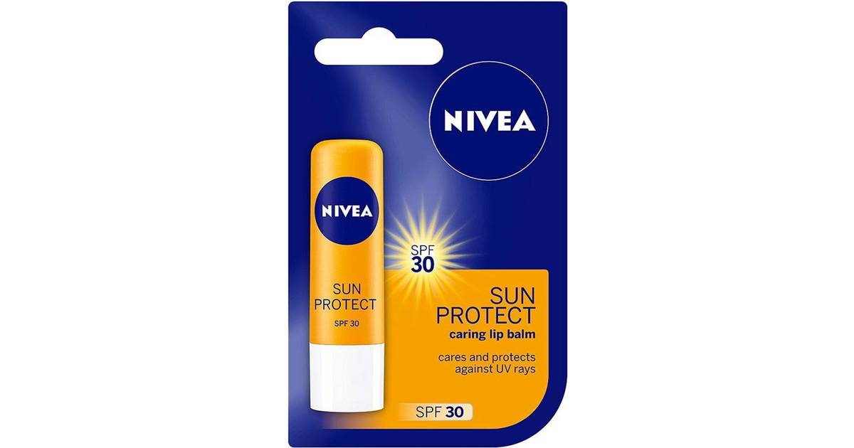 Nivea Sun Protect Caring Lip Balm SPF30 4.8g • Se pris