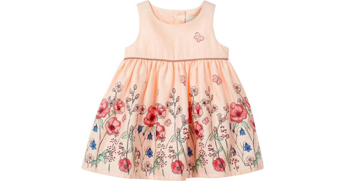 Name It Baby Floral Printed Dress - Pink/Strawberry Cream (13164620)