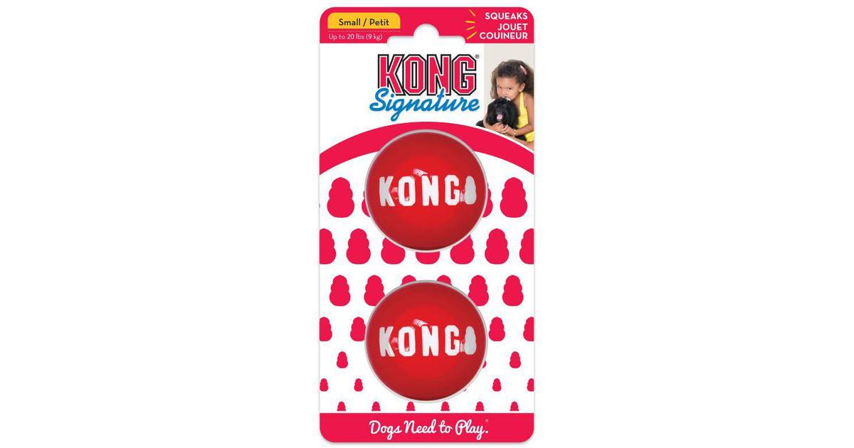Kong Signature Ball S 2-pack • Se pris (6 butiker) hos PriceRunner »