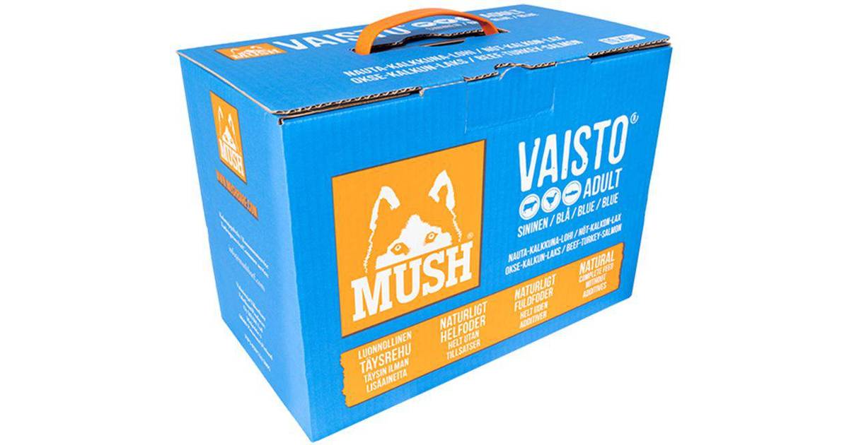 Mush Vaisto Blue with Beef, Turkey and Salmon 10kg • Se priser (4 ...