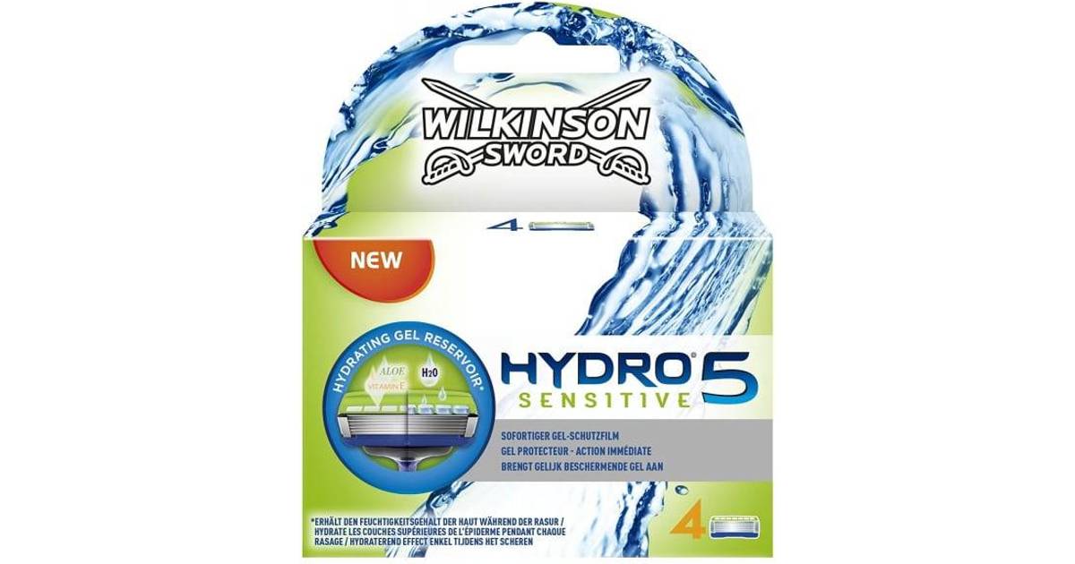 Wilkinson Sword Hydro 5 Sensitive Razor Blades 4-pack • Se priser ...