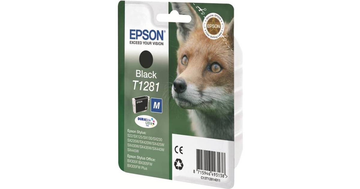 Epson C13T12814011 (Black) • Se pris (15 butiker) hos PriceRunner »