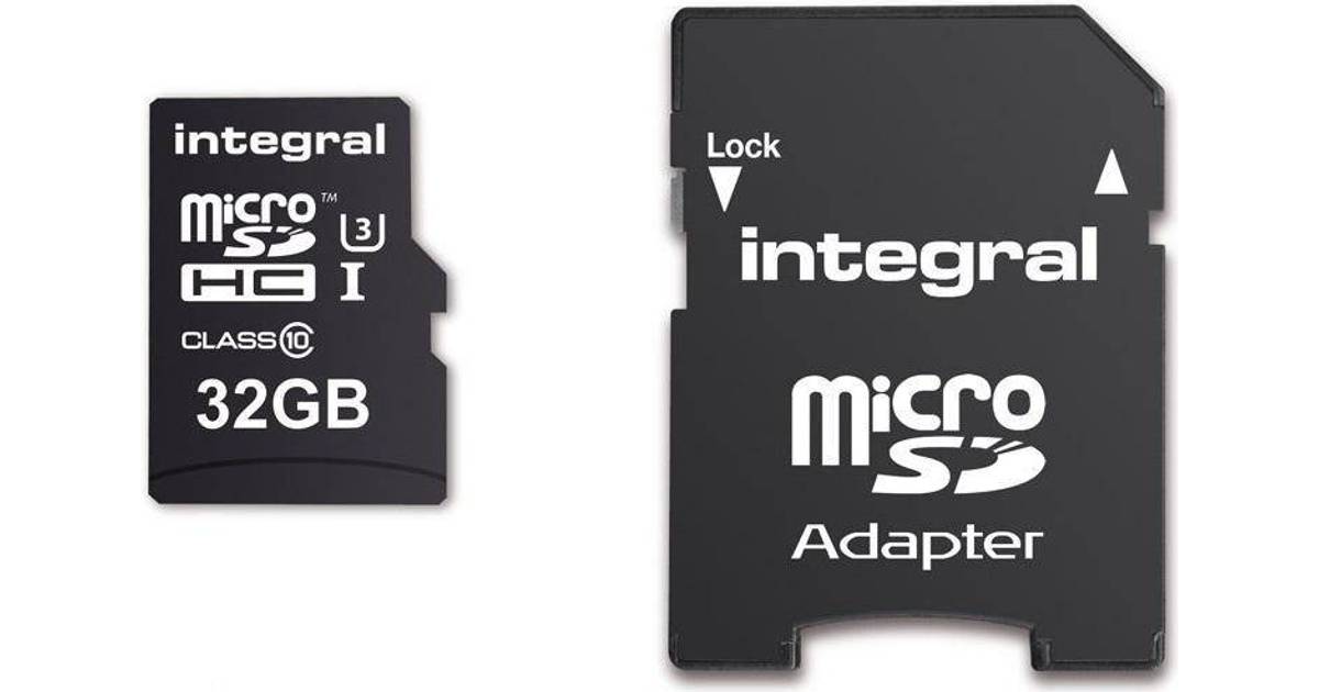 Integral MicroSDHC UHS-I U3 32GB • Se lägsta pris nu