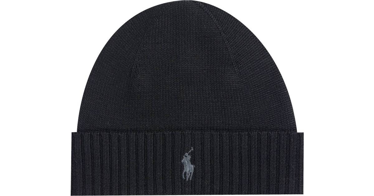 Polo Ralph Lauren Merino Hat - Polo Black • Priser »