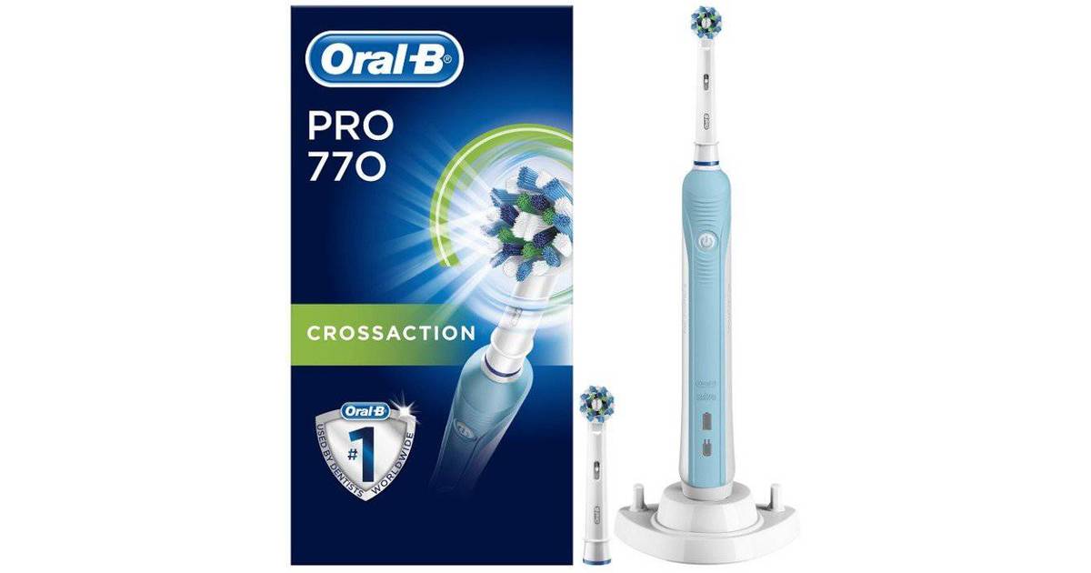 Oral-B Pro 770 CrossAction • Se pris (17 butiker) hos PriceRunner »